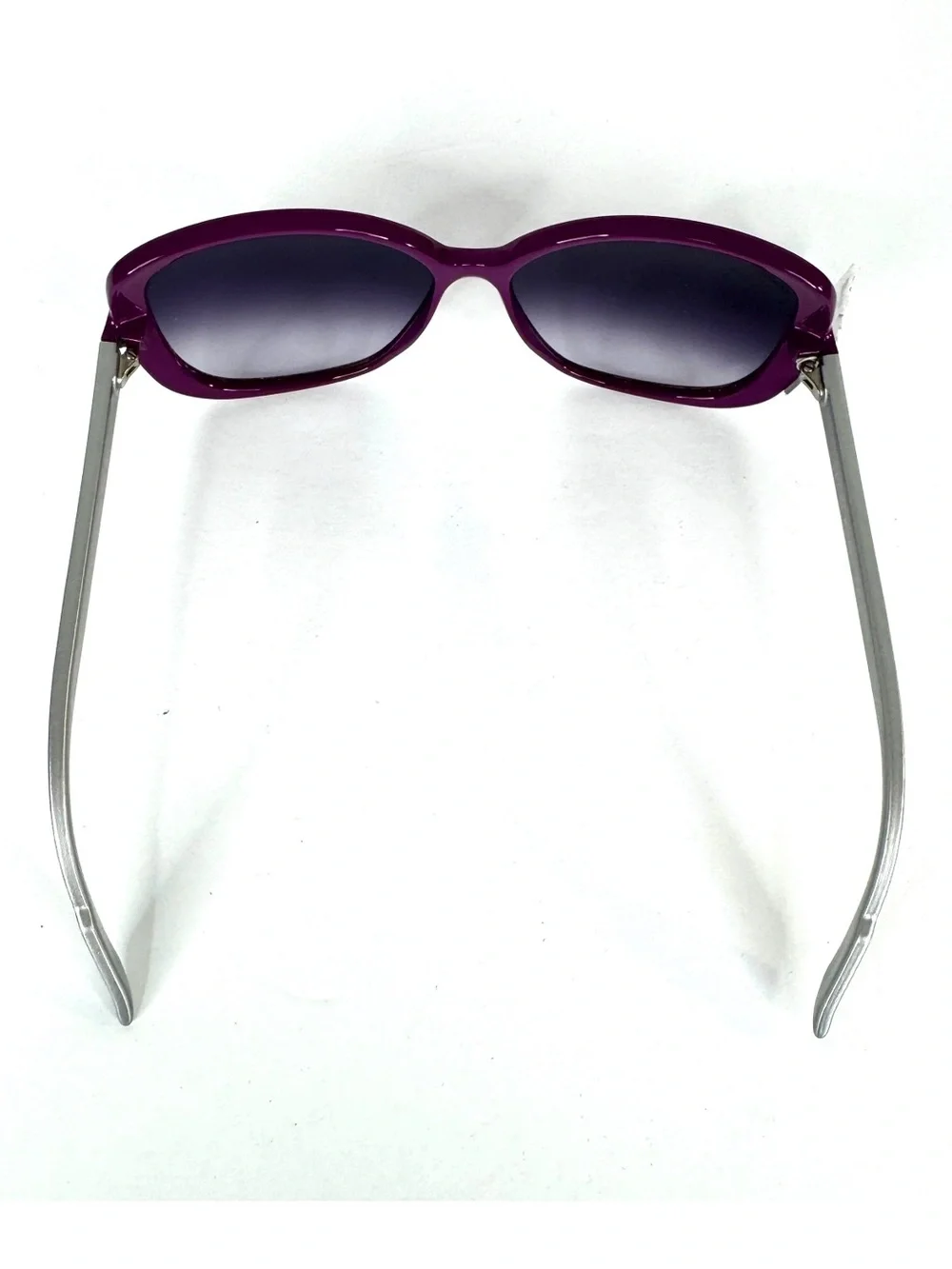 GUCCI 3157 Oversized Sunglasses NEW In Case Violet Silversmoke Made In Italy